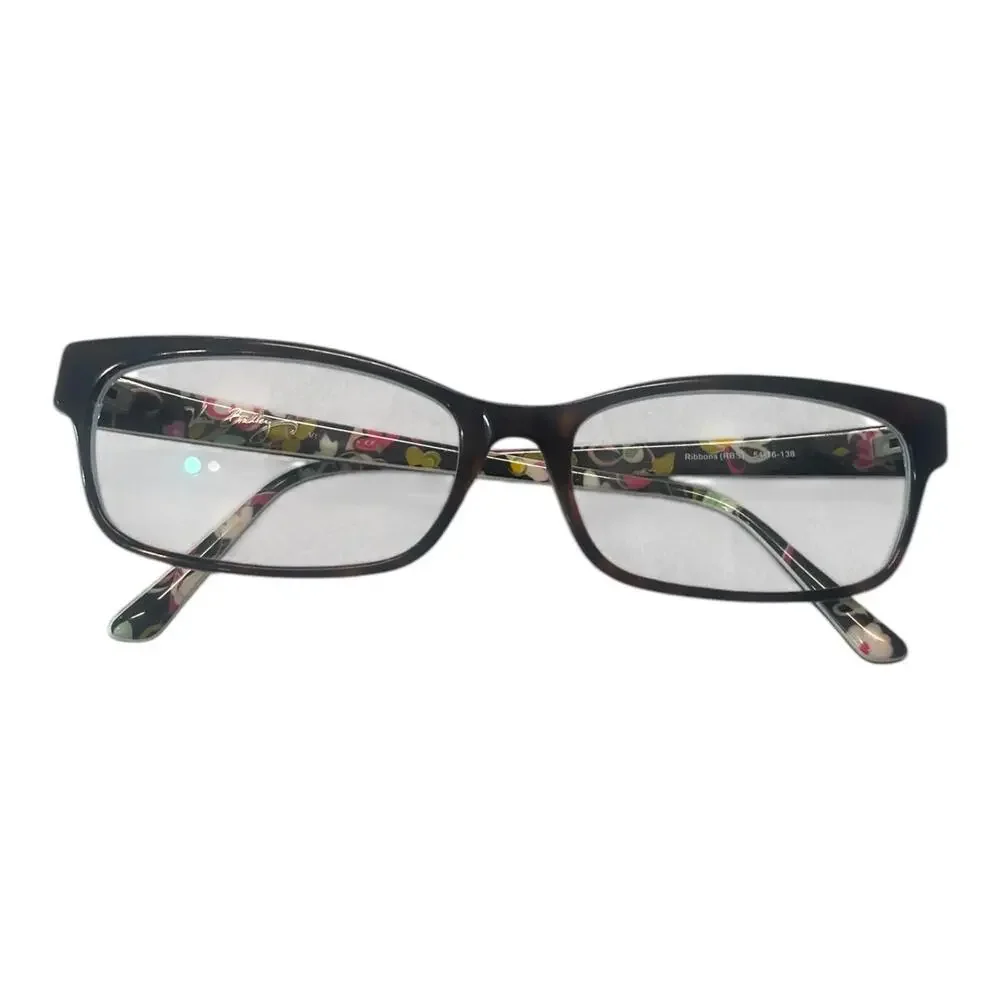 Vera Bradley VB Jasmine Eyeglasses Frame Women Brown Tortoise Full Rim 54-16-138